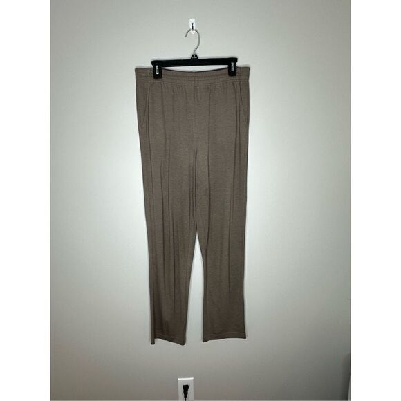 St. John Dark Tan Pull-on Pants Size Medium - Picture 1 of 5